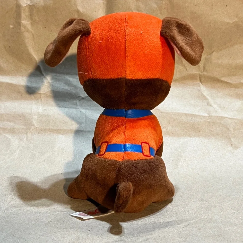 Ty Small Zuma PAW Patrol Plush‎ Brown Orange Beanie Boos Glitter Eyes 2017